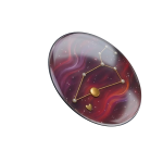 The Red Galaxy Path – Fire Energy Cosmic Orb Decor