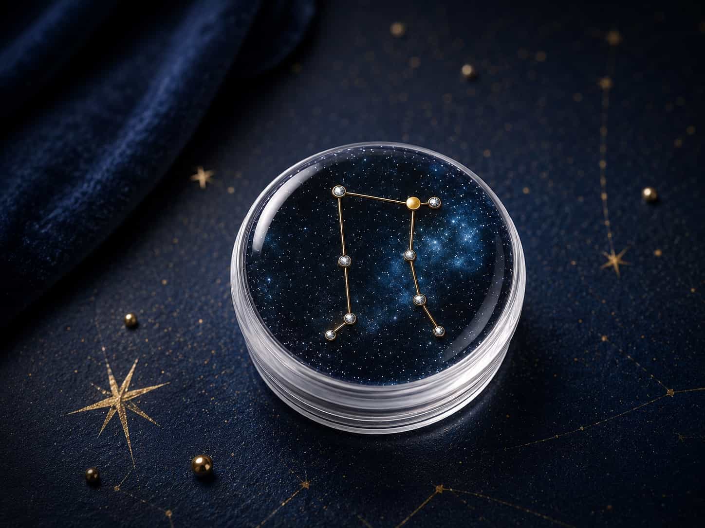 Gemini Zodiac Constellation Wall Art – Twin Star Sign Decor