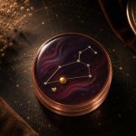 Leo Zodiac Constellation Wall Art – Fiery Star Sign Decor