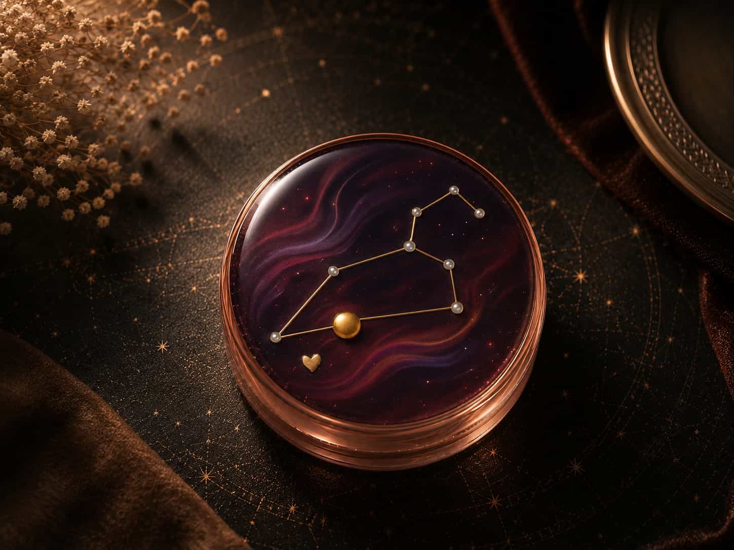 Leo Zodiac Constellation Wall Art – Fiery Star Sign Decor